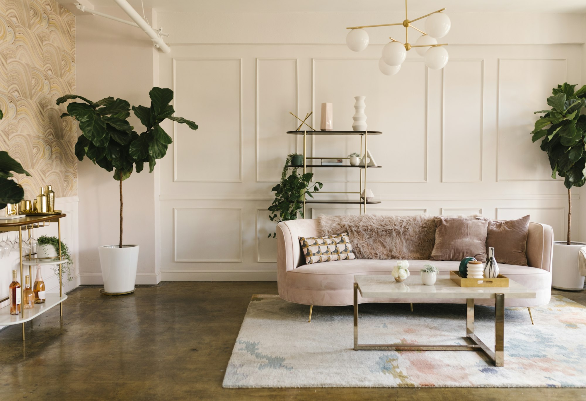 A modern living room style